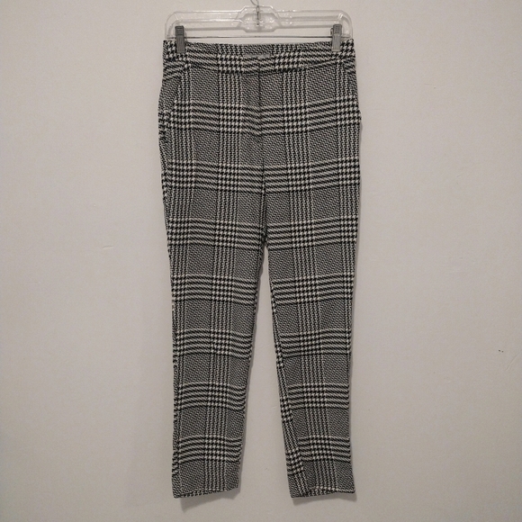 H&M - Houndstooth Plaid High Rise Skinny Pants - Picture 14 of 14